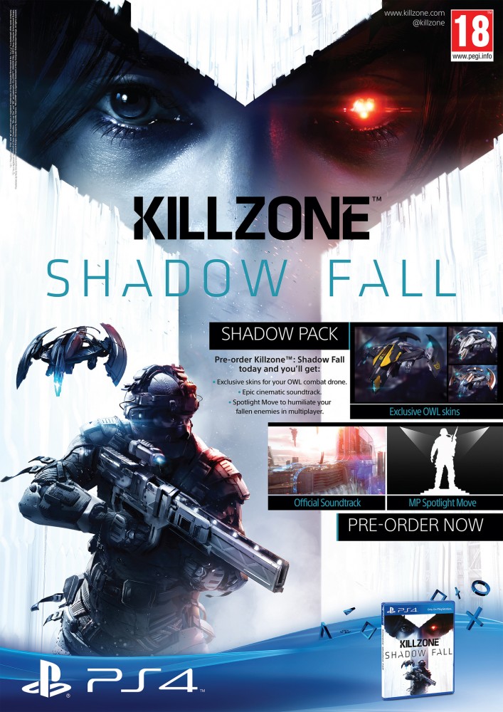 Killzone Shadow Fall Pre-Order Bonuses