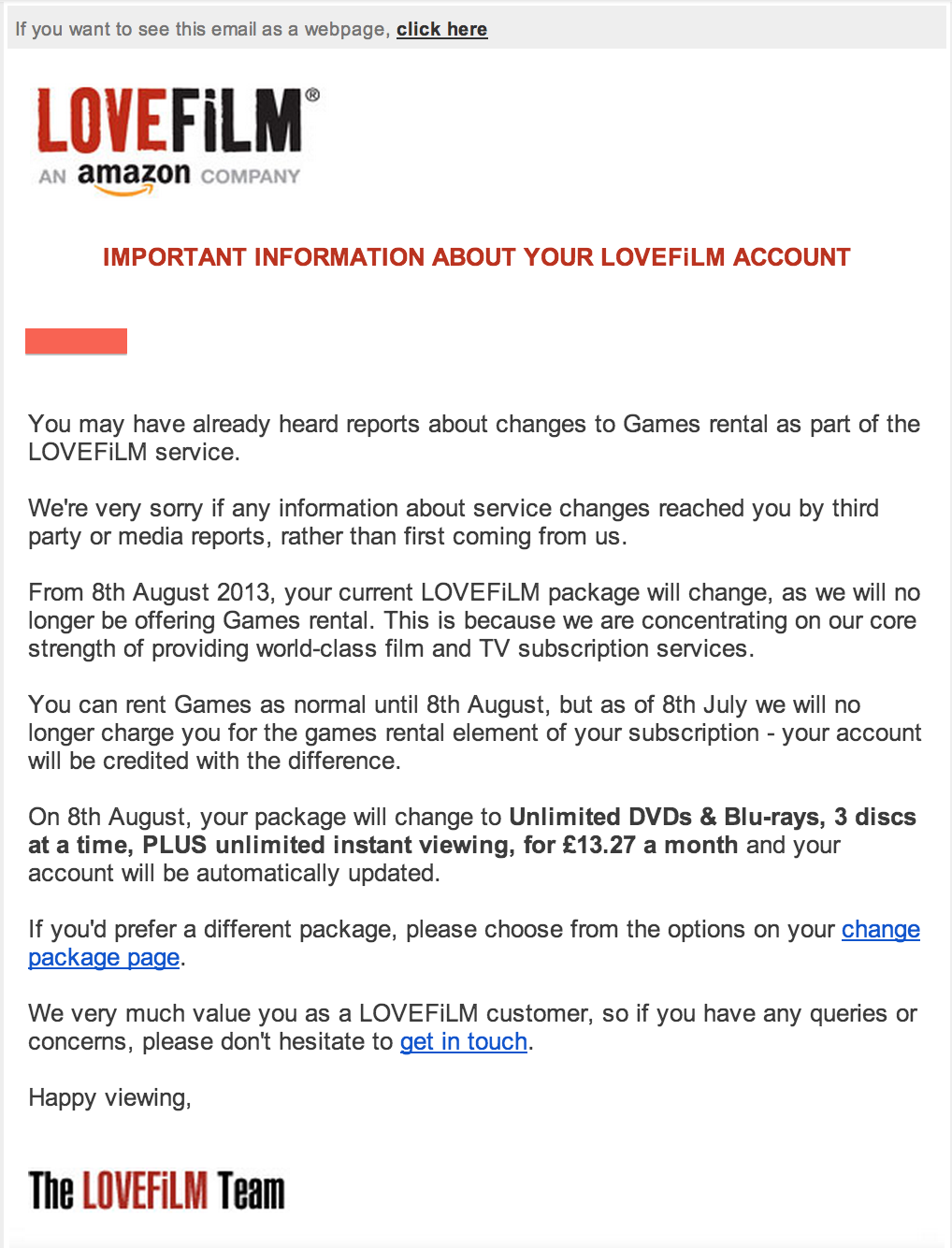 LOVEFiLM Cancels Game Rentals