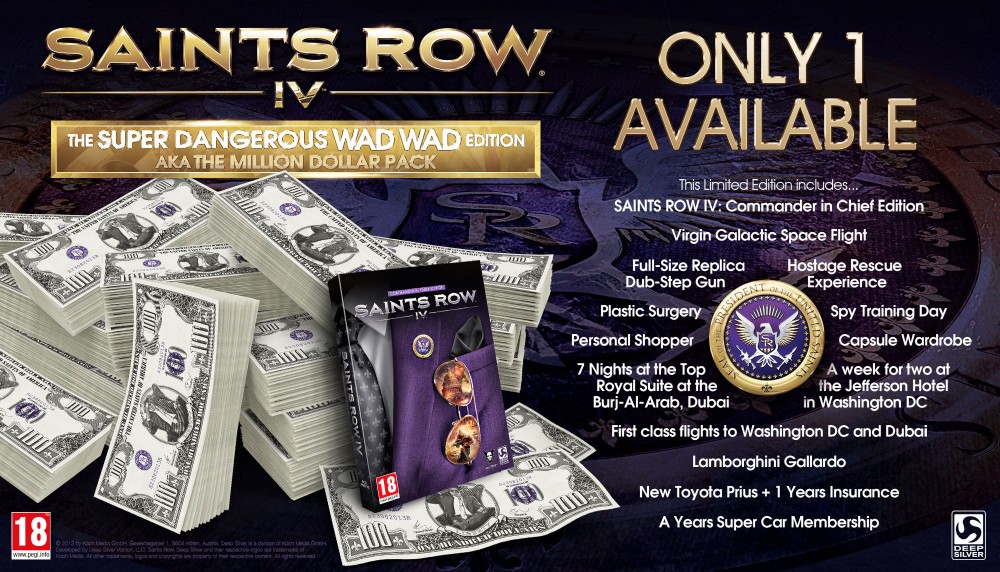 Saints Row IV Million Dollar Pack