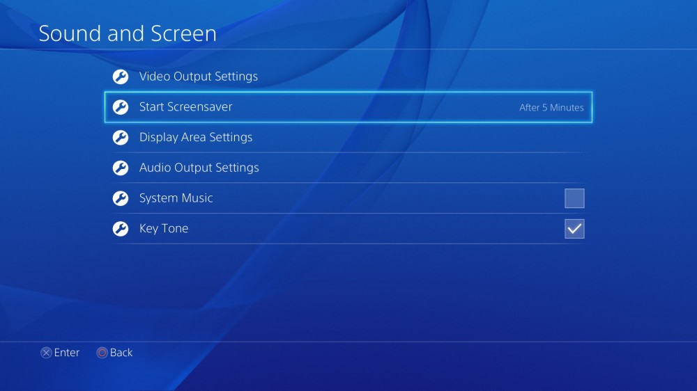 PS4 Firmware v1.70 - Screensaver