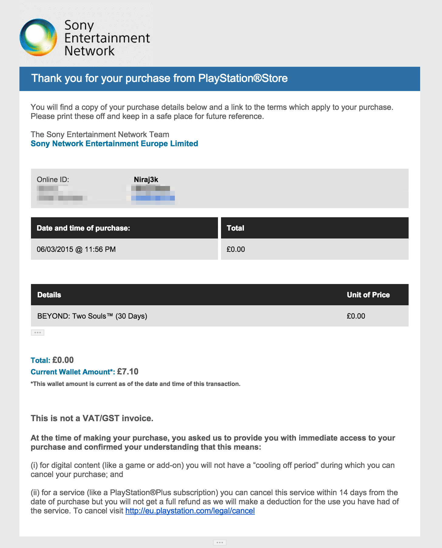 How to make a purchase from PlayStation™Store
