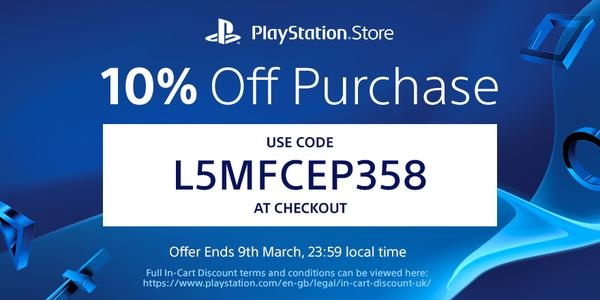Today Only: 10% off UK PlayStation Store Purchases | XTREME PS
