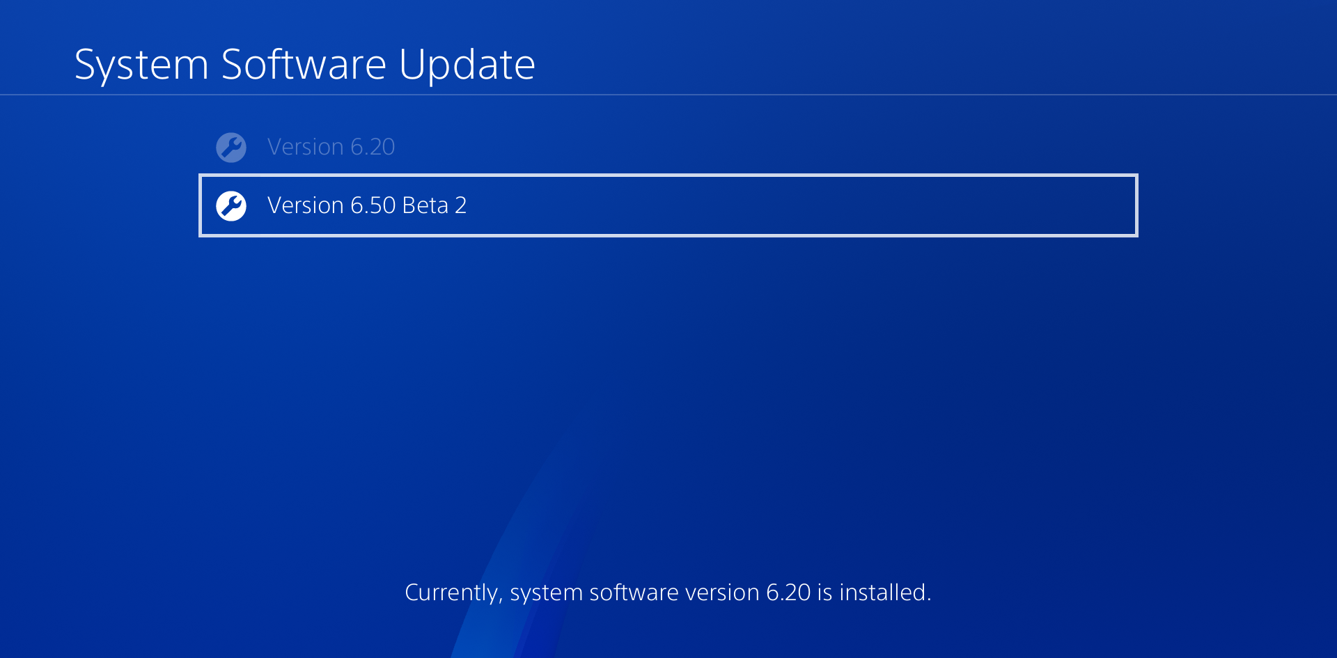 PS4 Firmware 6.50 Beta 2