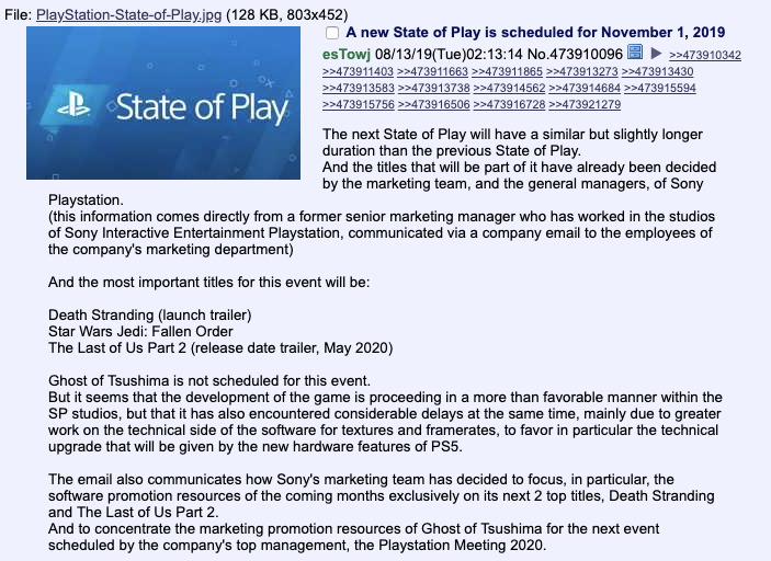 Rumor: PlayStation State of Play Event Coming This Month