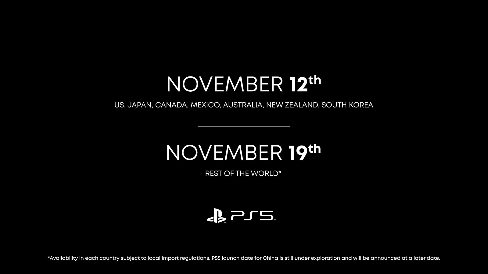 PlayStation 5 November Launch Date and Price Finally Revealed