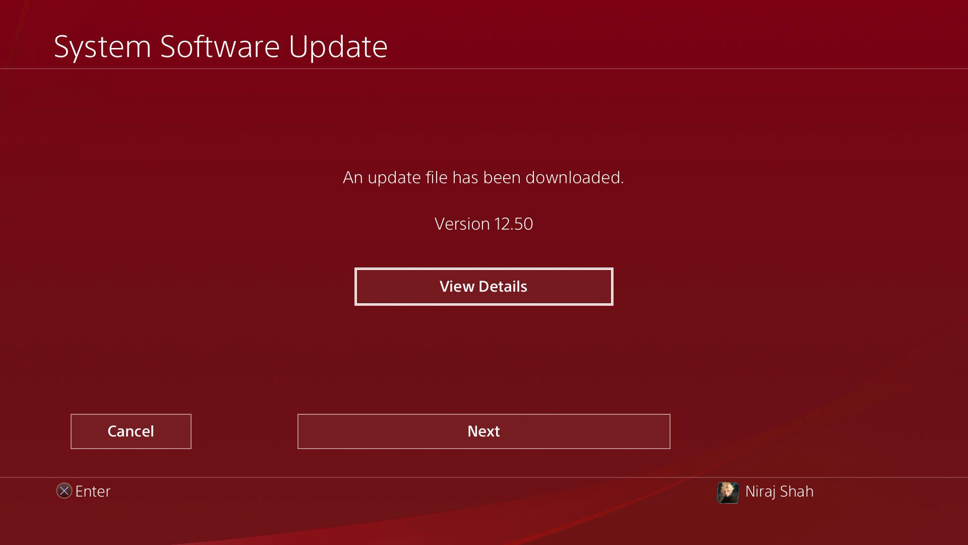 PS4 System Software 12.50