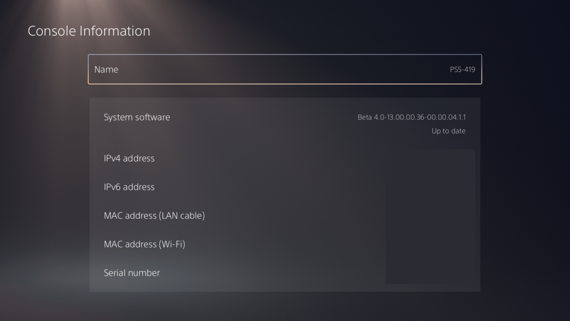 PS5 System Software v4.0-13.00.00 (Beta)