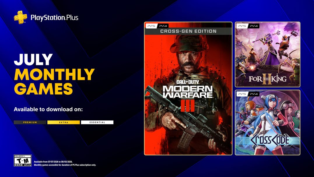 PlayStation Plus Line-up for July 2026